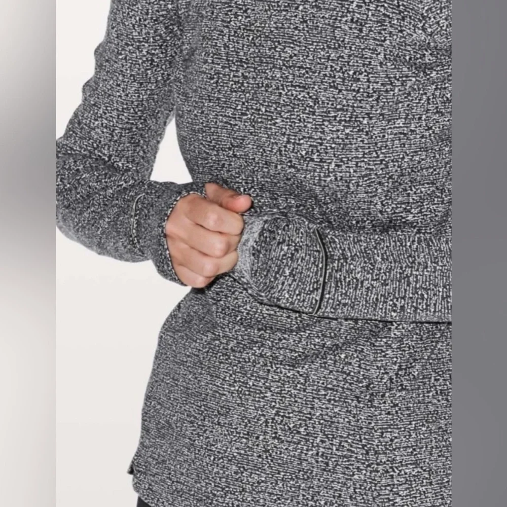 Lululemon Top Women’s 6 Runderful Long Sleeve Reconnect Jacquard Running Luon